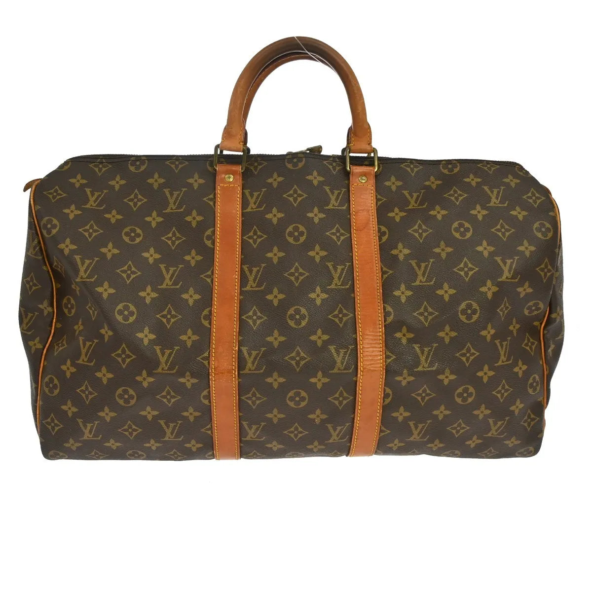 Louis Vuitton Keepall Monogram Canvas, Brown, Canvas, Travel Bag