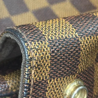 Louis Vuitton Naviglio Damier, Brown, Canvas, Shoulder Bag