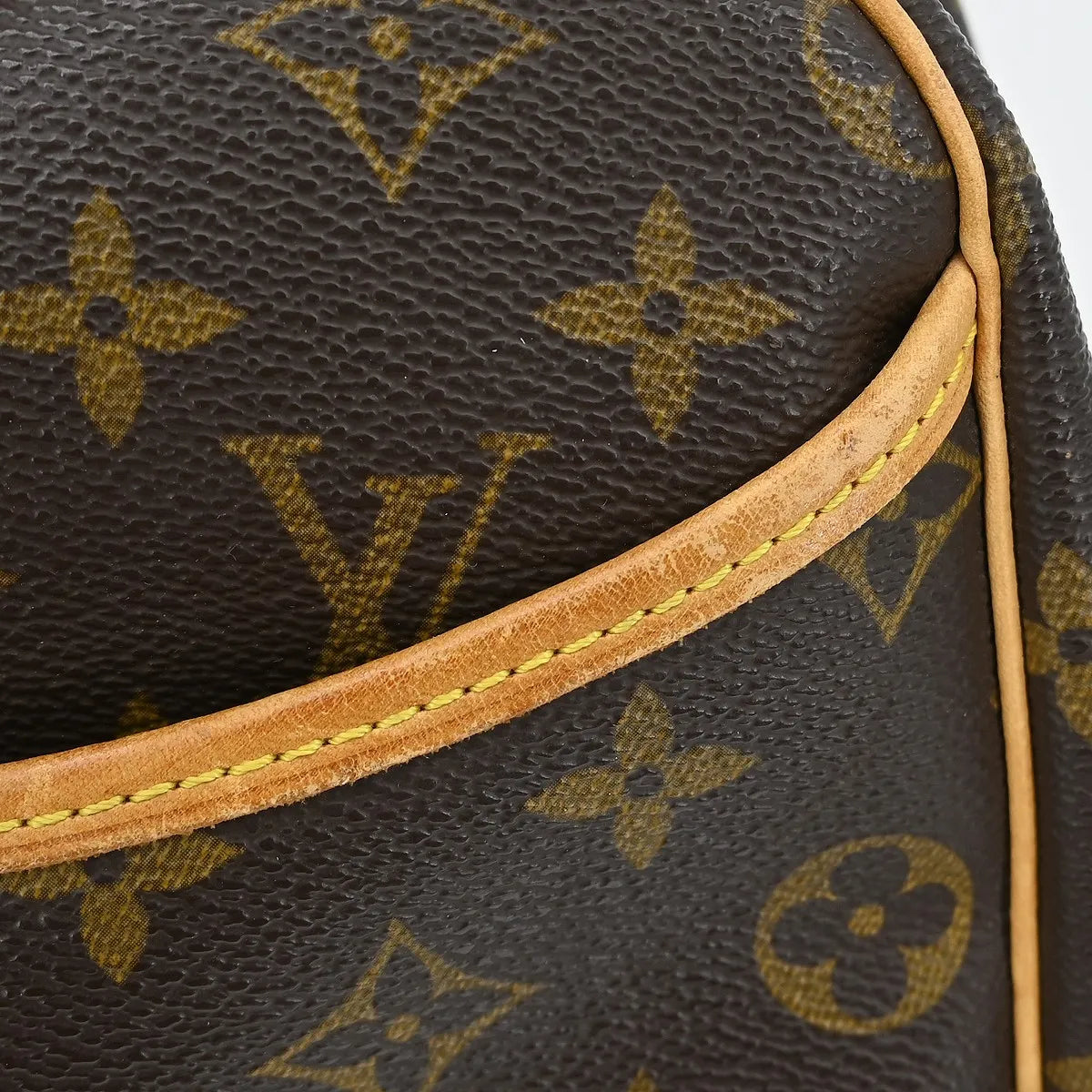 Louis Vuitton Deauville Monogram Canvas, Brown, Canvas, Handbag