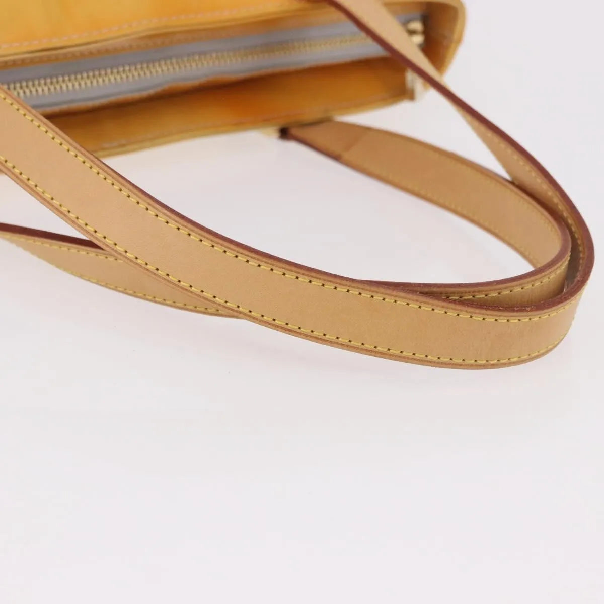 Louis Vuitton Houston Monogram Vernis, Yellow, Patent Leather, Handbag