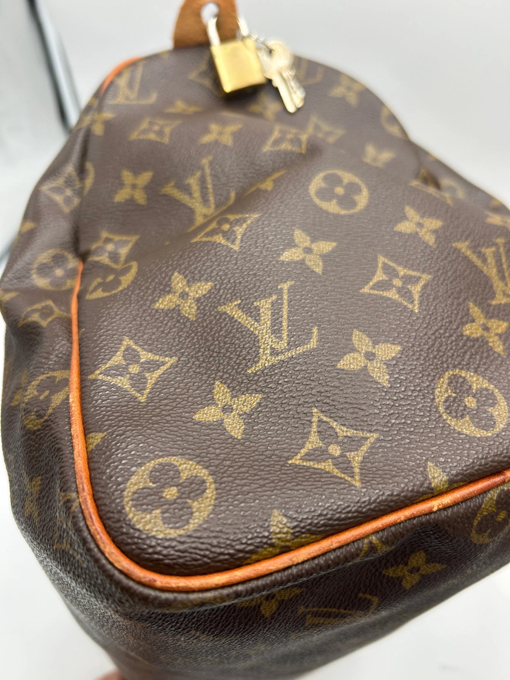 Louis Vuitton Speedy Monogram Canvas, Brown, Canvas, Handbag