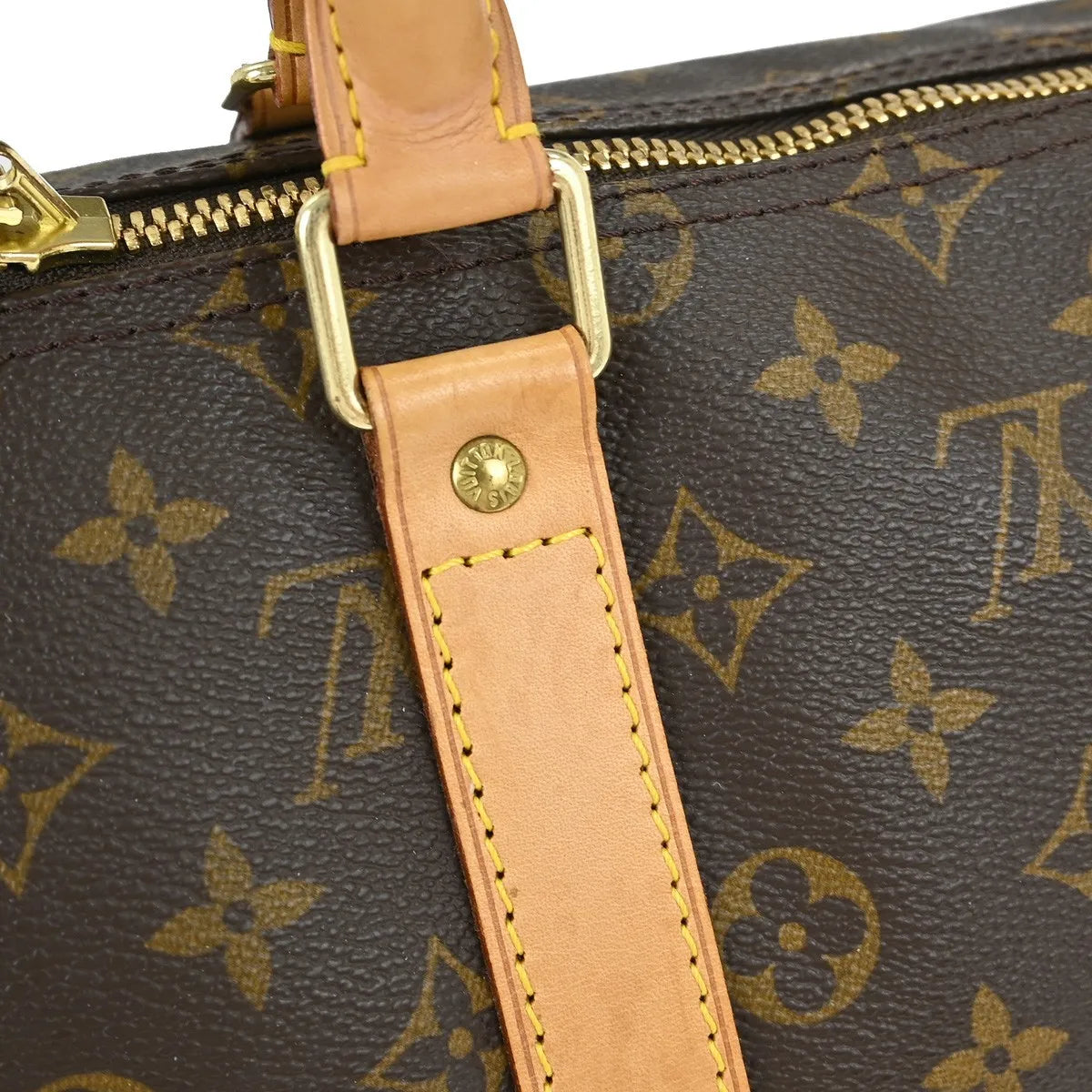 Louis Vuitton Keepall Monogram Canvas, Brown, Canvas, Travel Bag