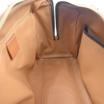 Celine Macadam Macadam with leather, Brown, PVC, Handbag