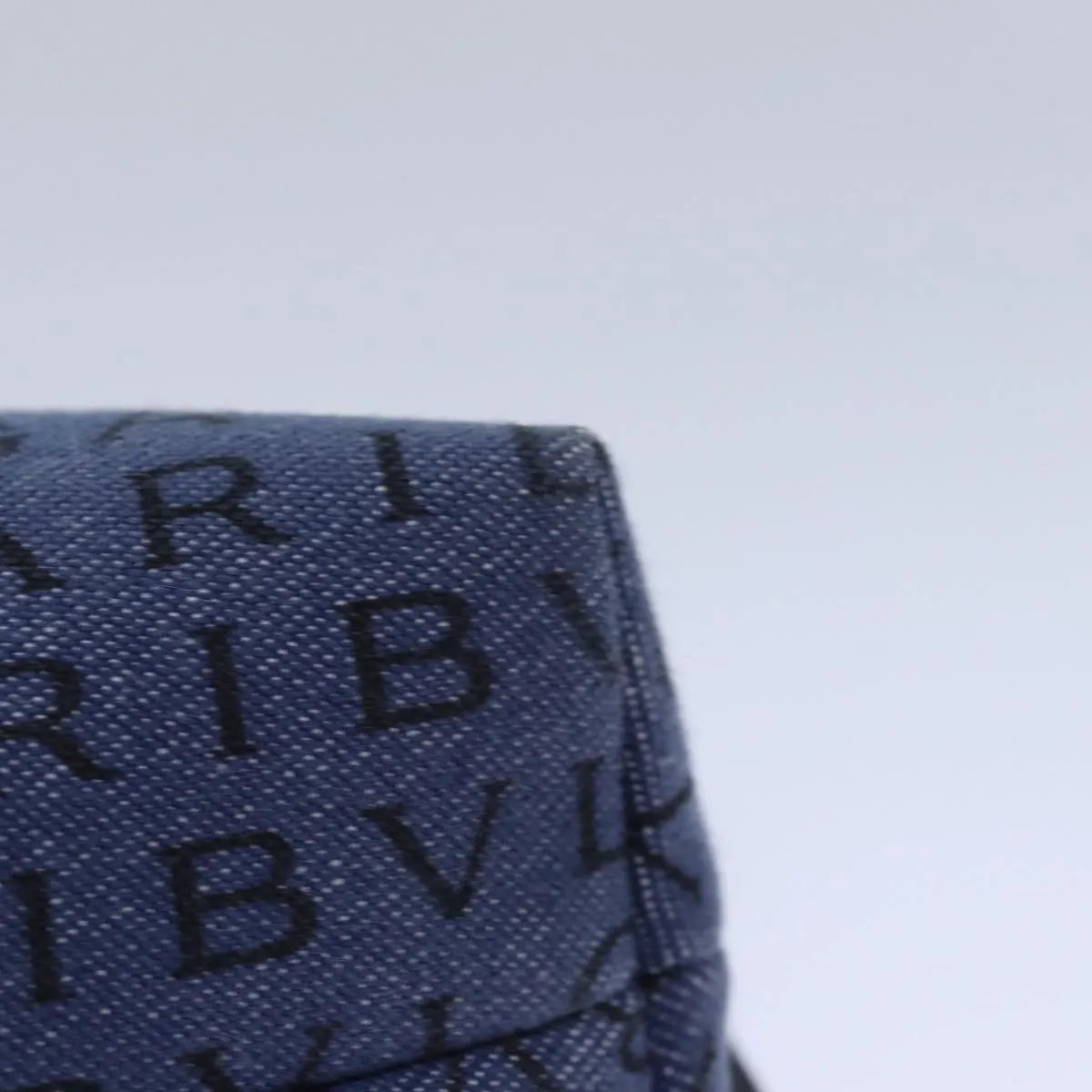 Bvlgari Pouch Canvas, Blue, Canvas, Clutch