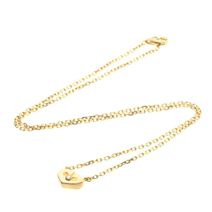 Cartier C Heart de Cartier Pendant 18K Rose Gold with Diamond, Gold, Pink Gold, Necklace