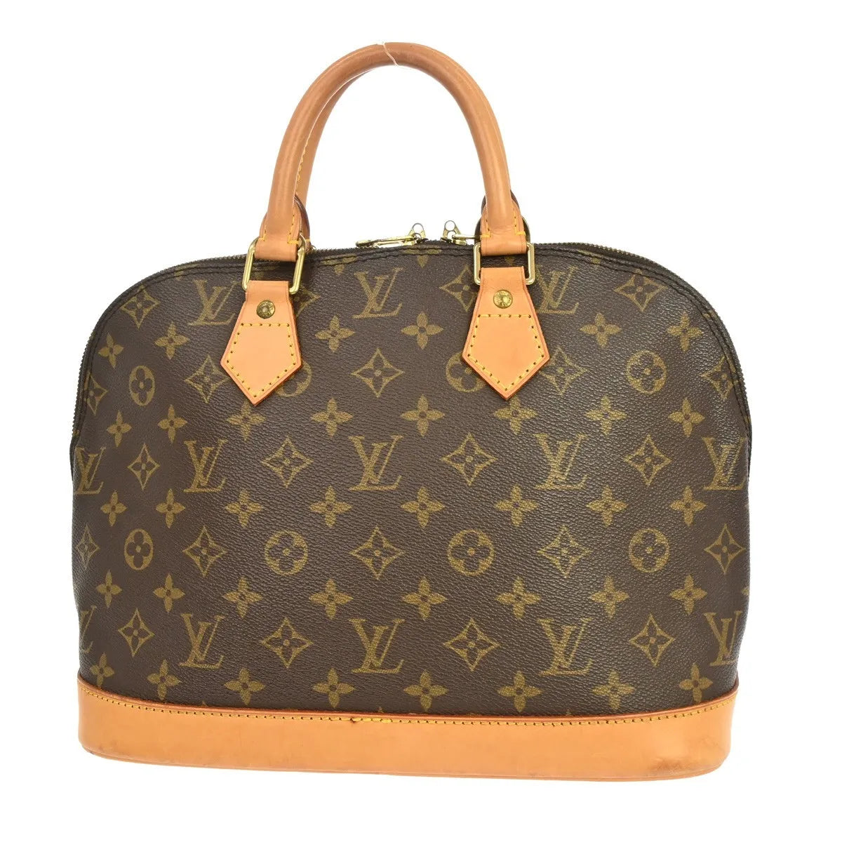 Louis Vuitton Vintage Alma Monogram Canvas, Brown, Canvas, Handbag