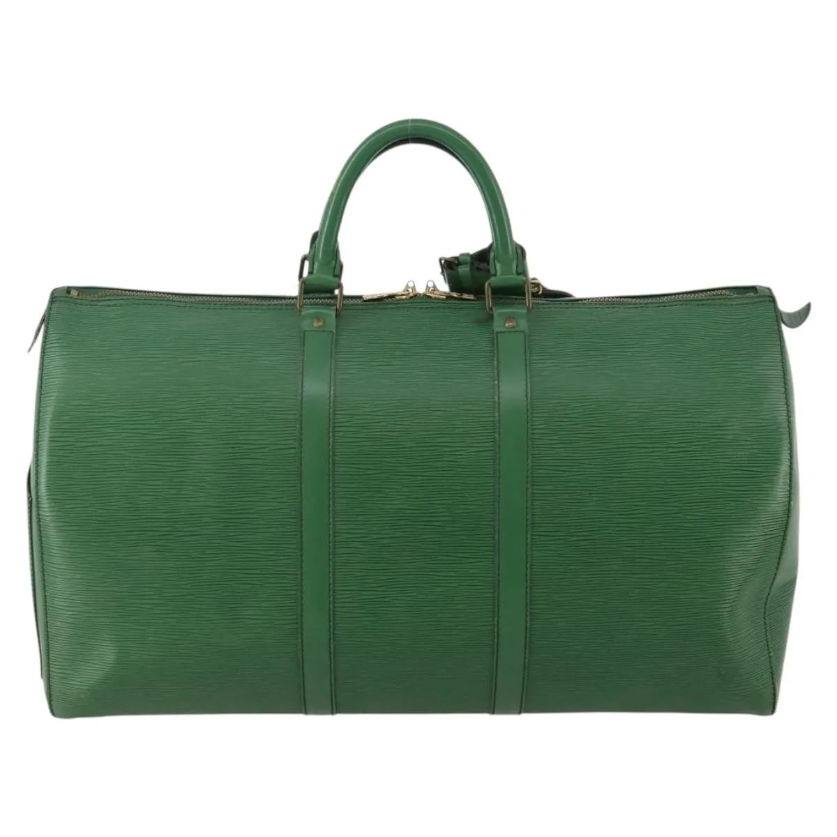Louis Vuitton Keepall Epi Leather, Green, Leather, Travel Bag