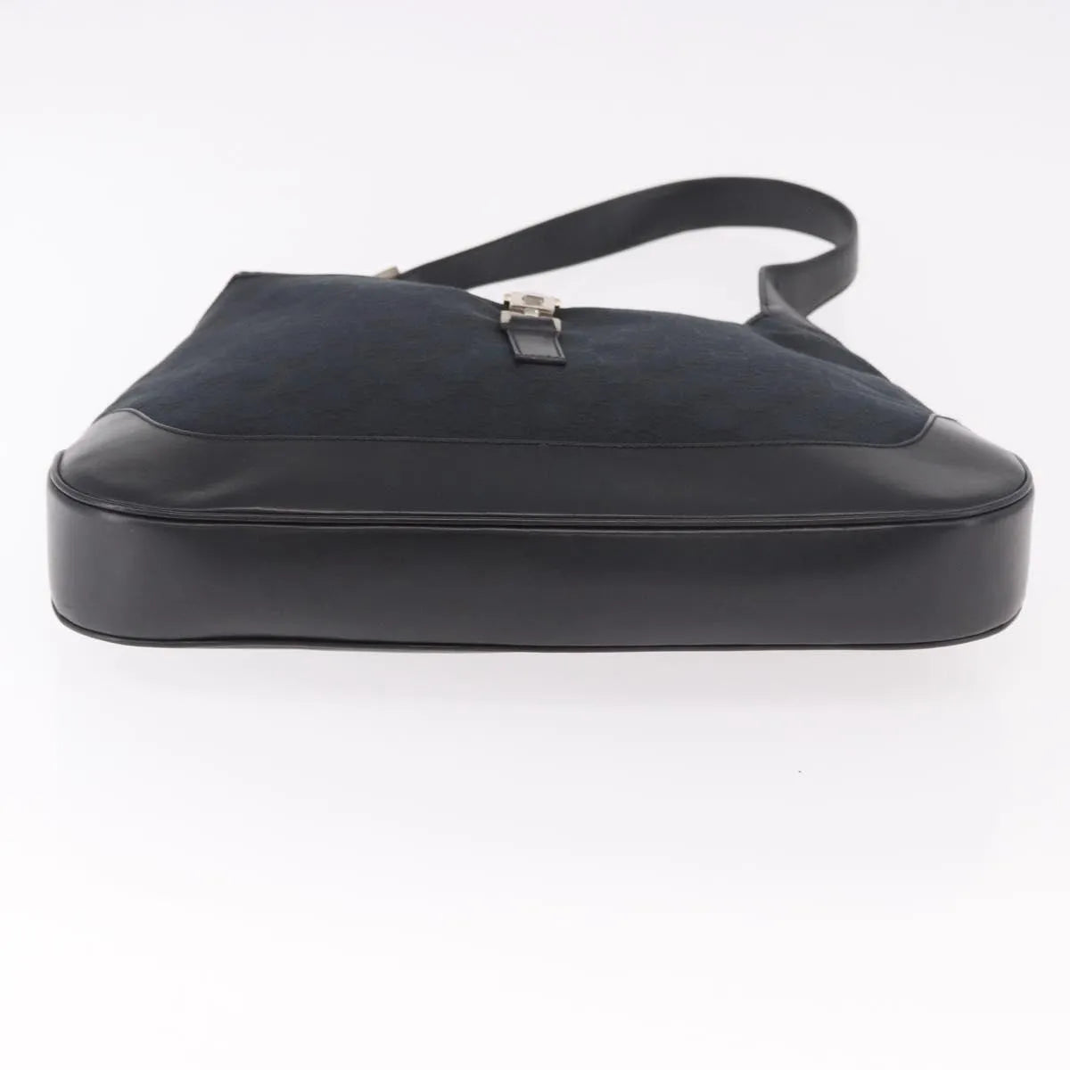Gucci Vintage Jackie O Hobo Canvas and leather, Black, Canvas, Shoulder Bag