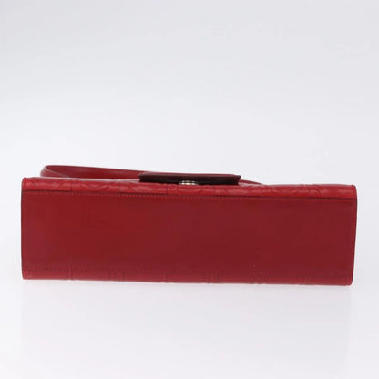 Salvatore Ferragamo Vintage Gancini Top Handle Embossed Leather, Red, Leather, Handbag