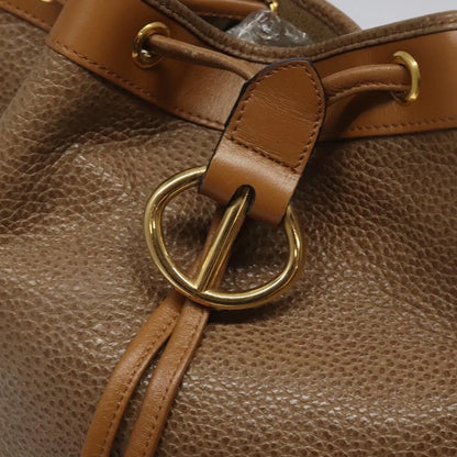 Christian Dior Vintage Leather, Brown, Leather, Shoulder Bag