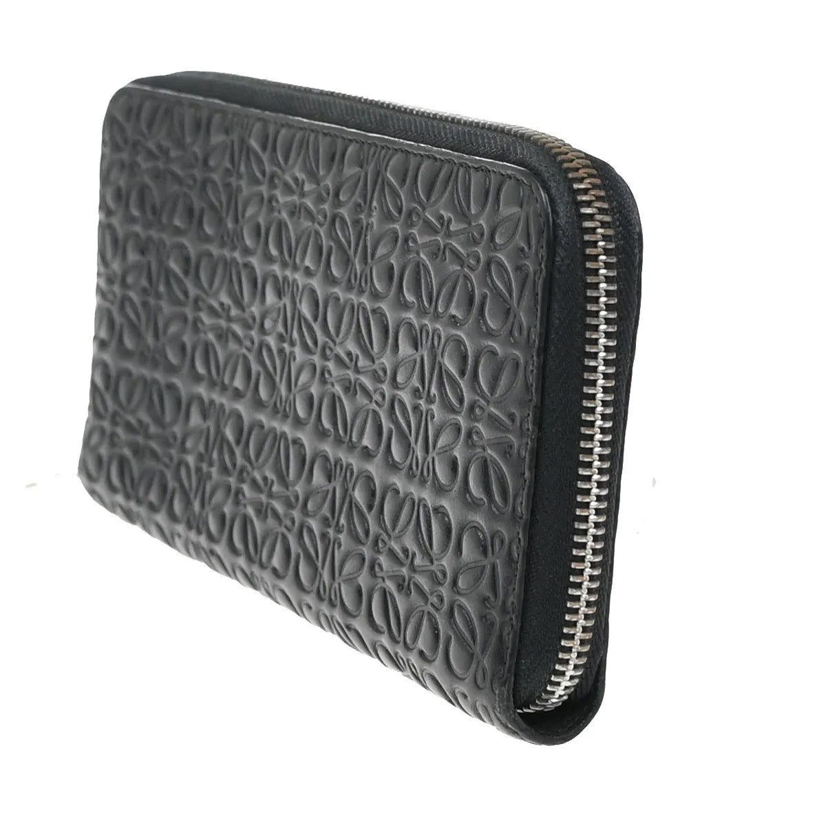 Loewe Anagram Leather, Black, Leather, Wallet