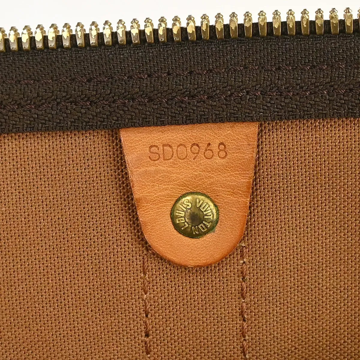 Louis Vuitton Keepall Monogram Canvas, Brown, Canvas, Travel Bag