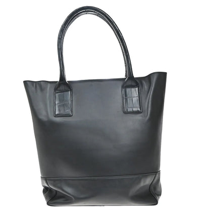 Bottega Veneta Open Tote Leather, Black, Leather, Tote Bag