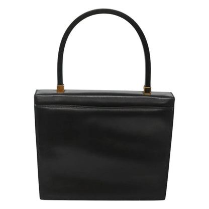 Gucci Vintage Leather, Black, Leather, Handbag