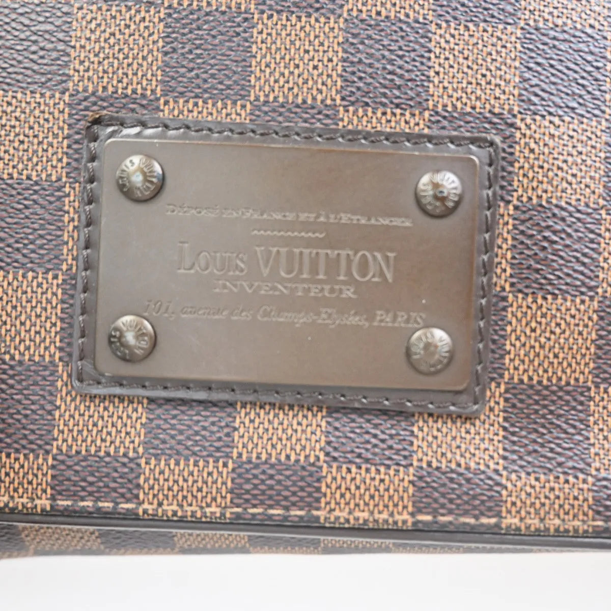 Louis Vuitton Brooklyn Damier, Brown, Canvas, Shoulder Bag