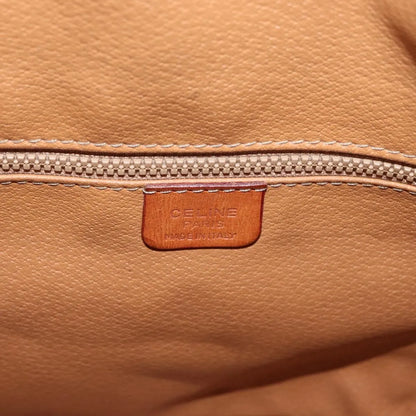 Celine Drawstring Bucket Triomphe Coated Canvas, Beige, Canvas, Handbag