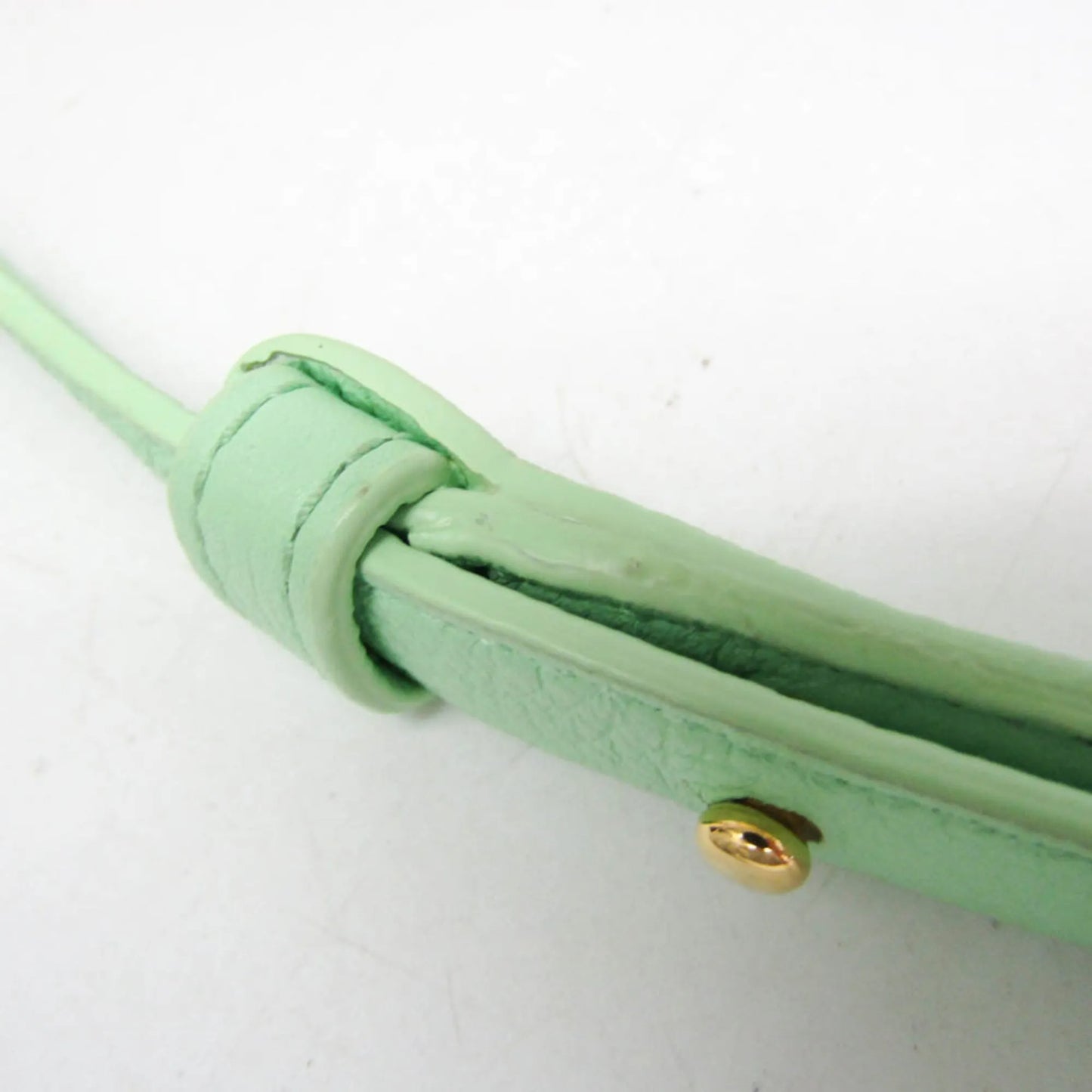 Bottega Veneta Mount Leather, Green, Leather, Shoulder Bag
