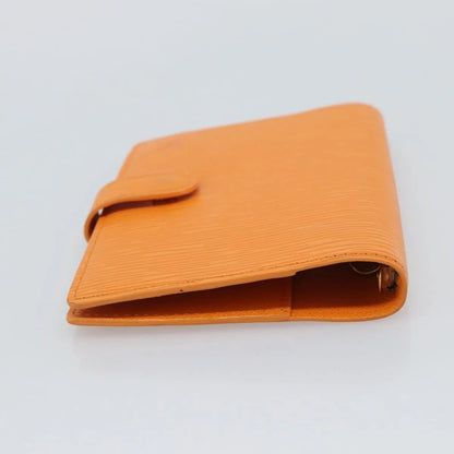 Louis Vuitton Agenda Cover Epi, Orange, Leather, Clutch