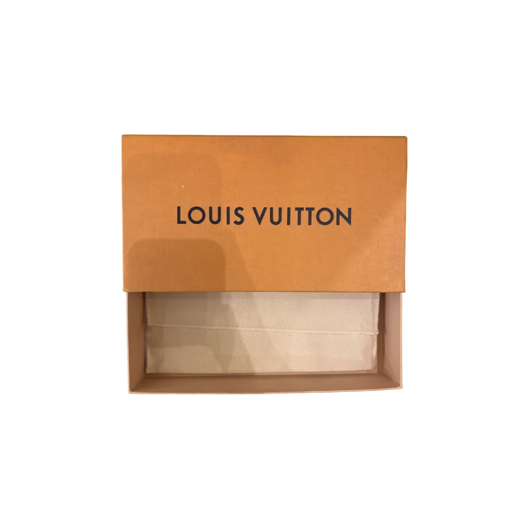 Louis Vuitton Zip Canvas, Orange, Cotton, Wallet