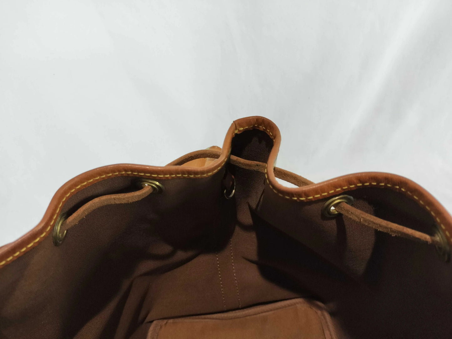 Louis Vuitton Petit Noe Monogram Canvas, Brown, Canvas, Shoulder Bag