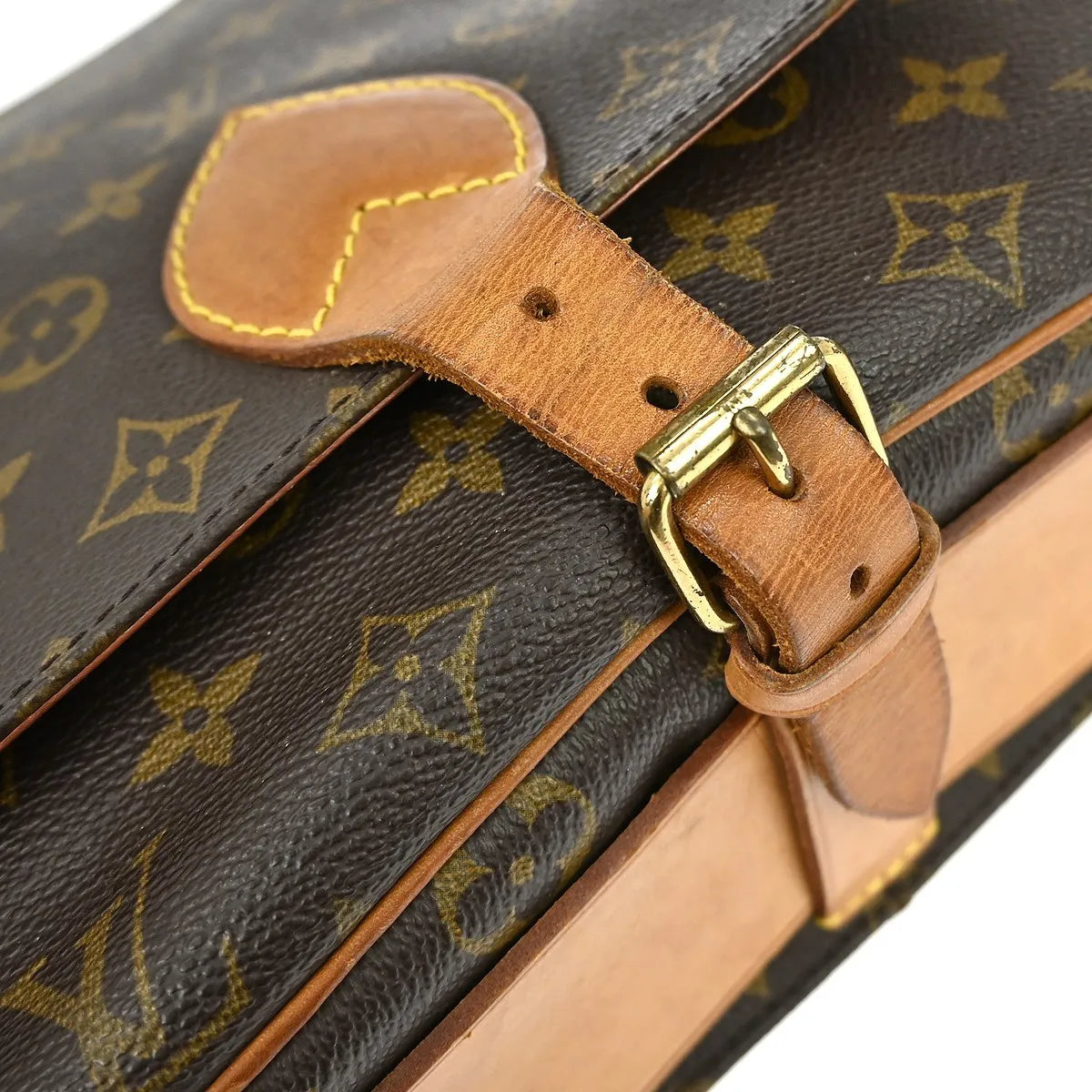 Louis Vuitton Cartouchiere Monogram Canvas, Brown, Canvas, Shoulder Bag