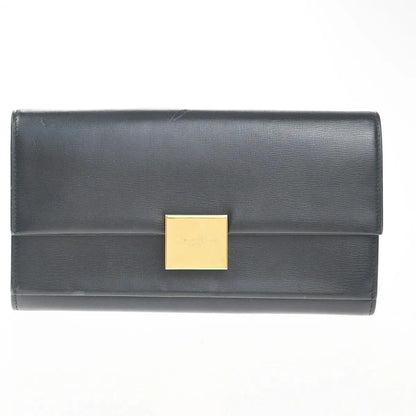 Saint Laurent Bellechasse Flap Leather, Black, Leather, Wallet