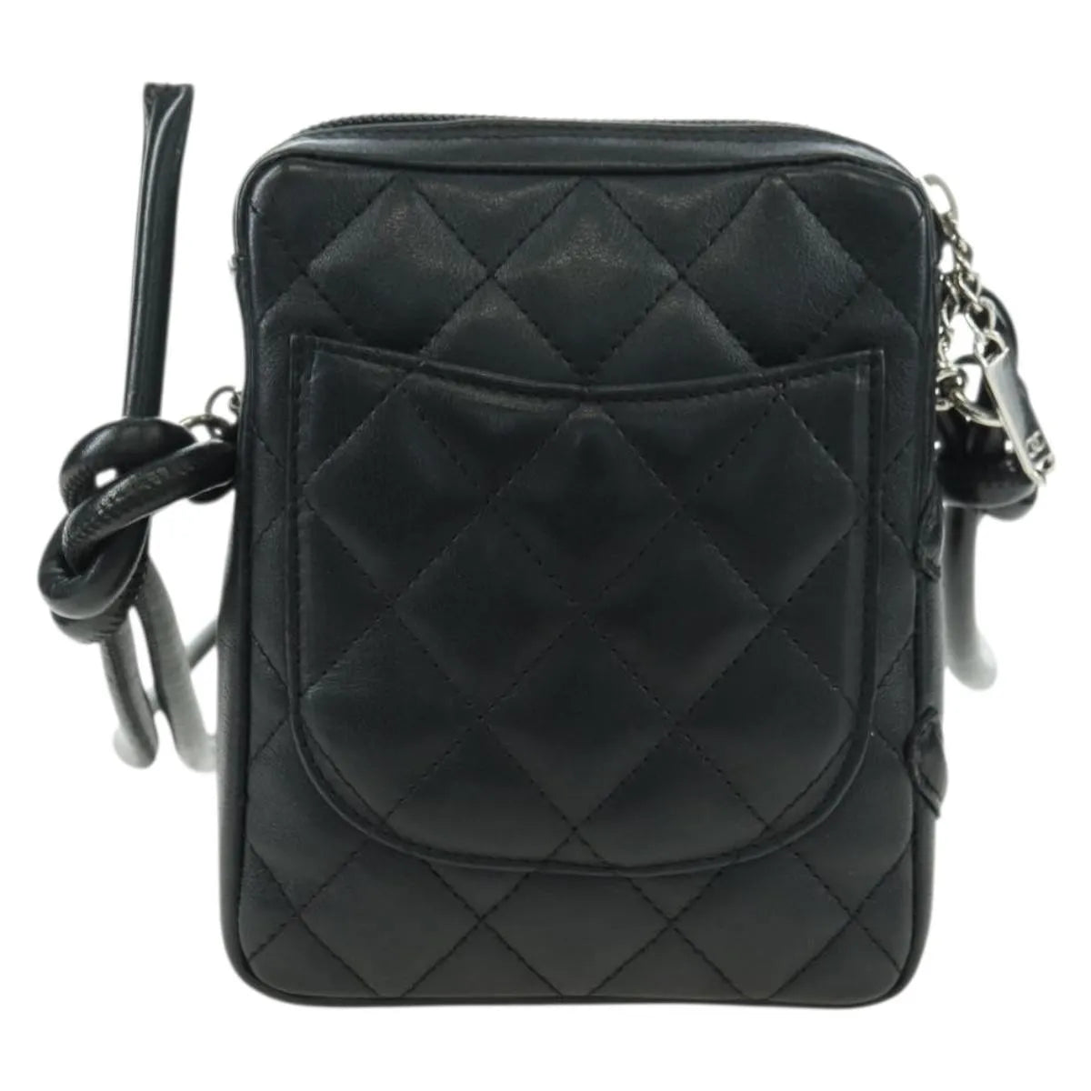 Chanel Cambon Crossbody Bag Quilted leather, Black, Leather, Shoulder Bag