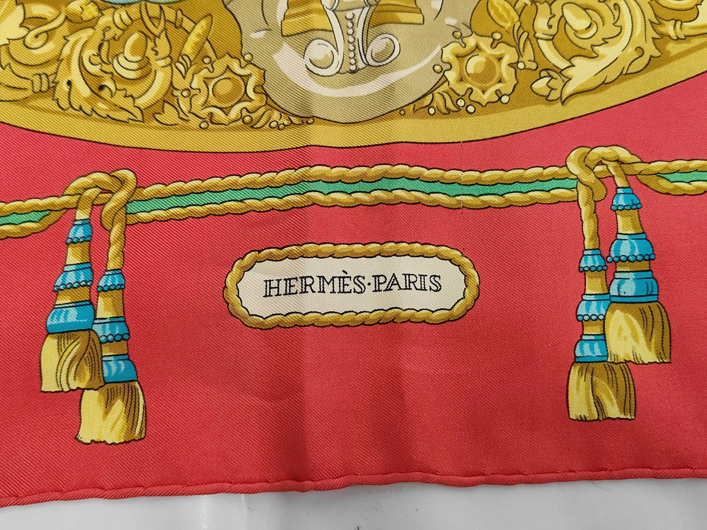 Hermes Carré 90 Silk multicolor, Multicolour, Silk, Scarf
