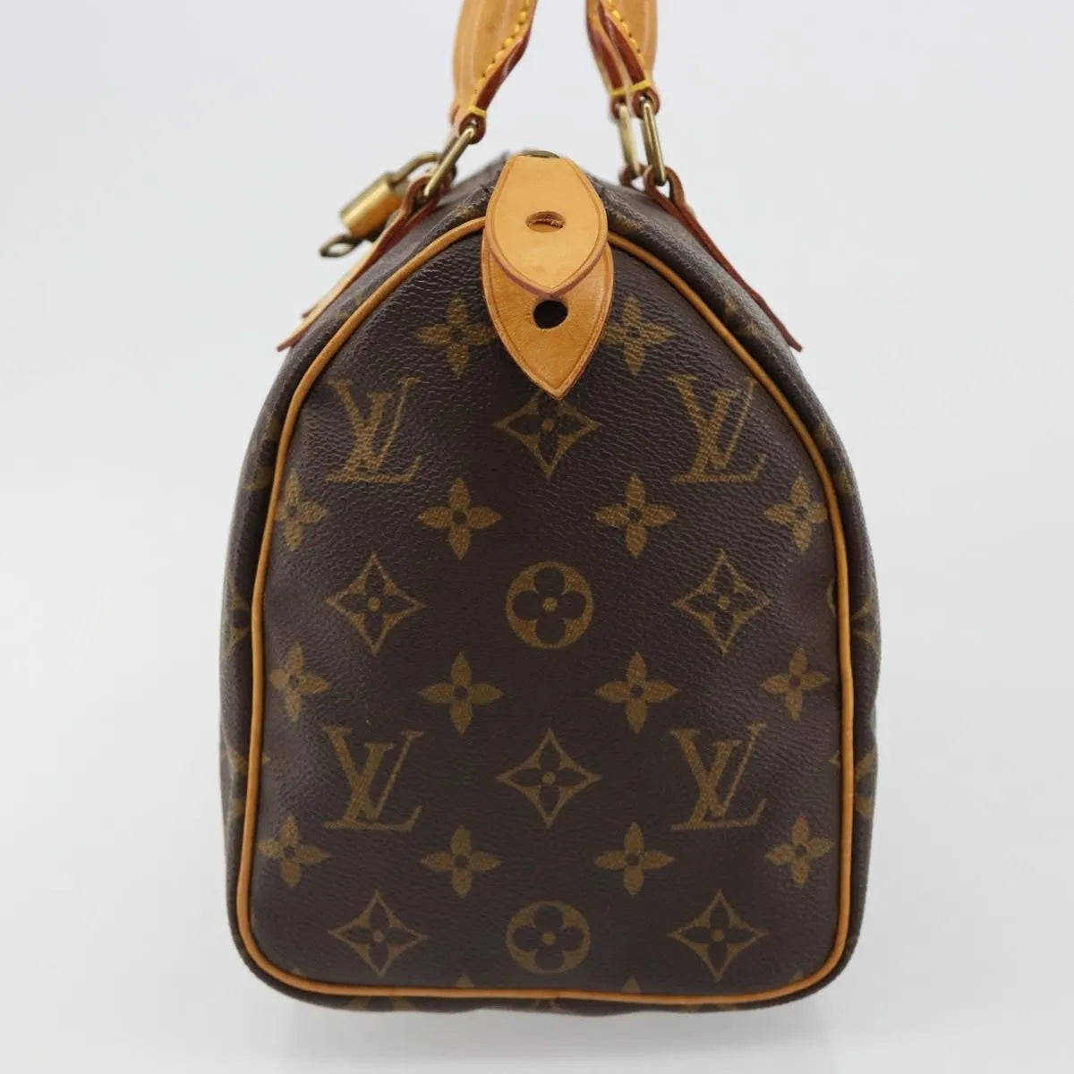 Louis Vuitton Speedy Monogram Canvas, Neutral, Canvas, Handbag