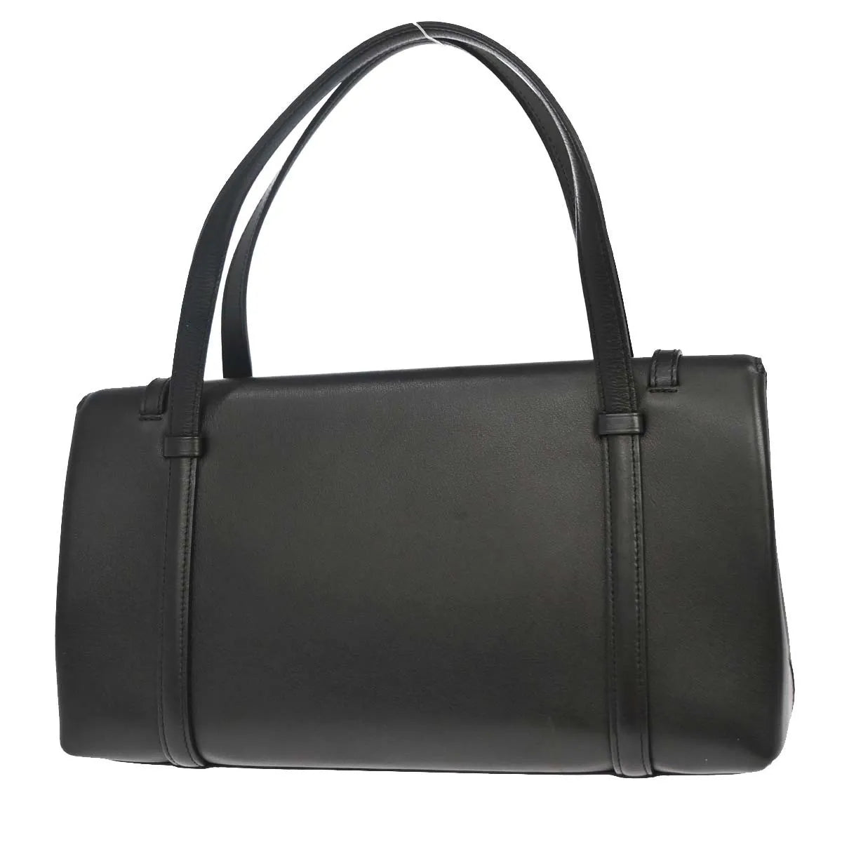 Cartier Cabochon Leather, Black, Leather, Handbag