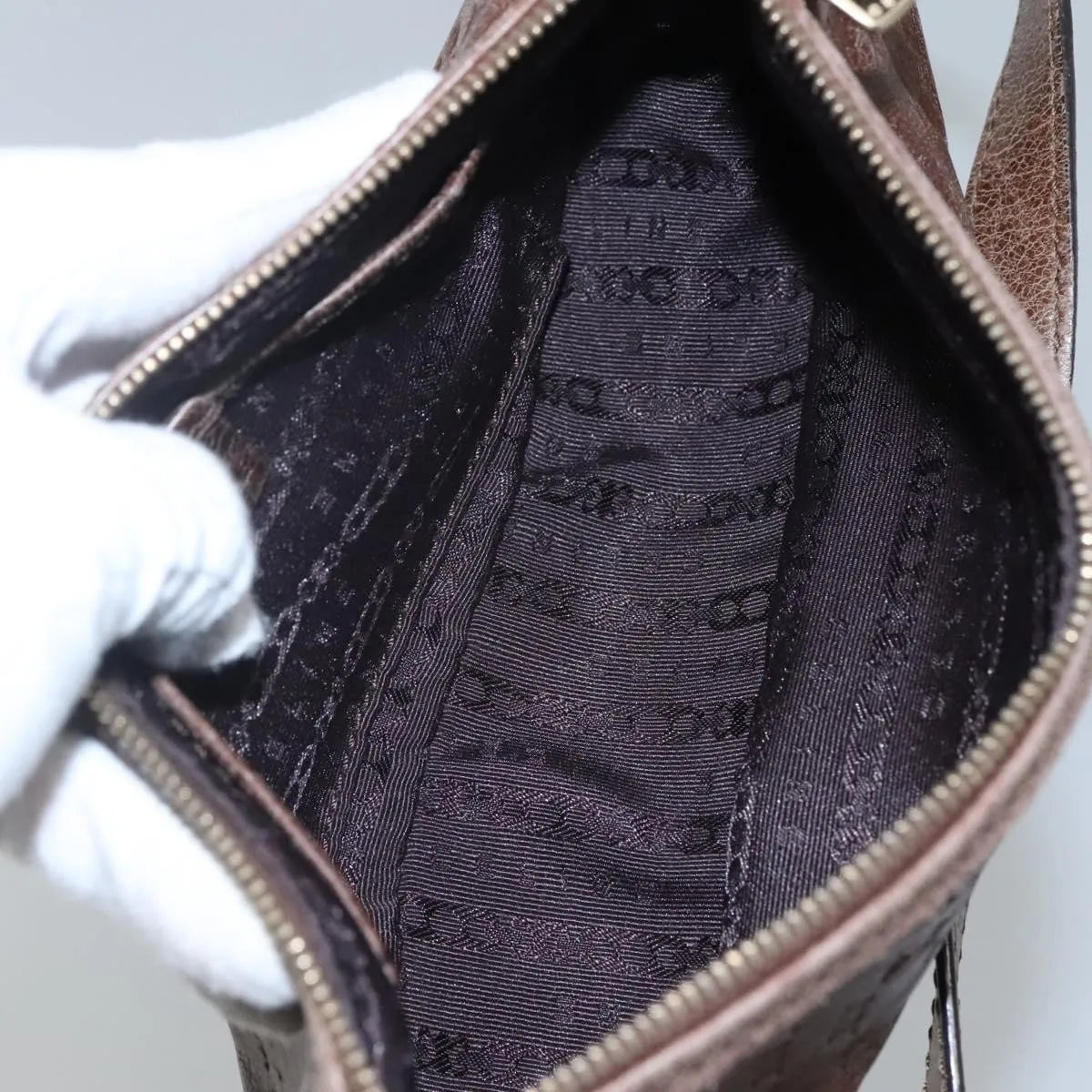 Celine Vintage Leather, Brown, Leather, Shoulder Bag
