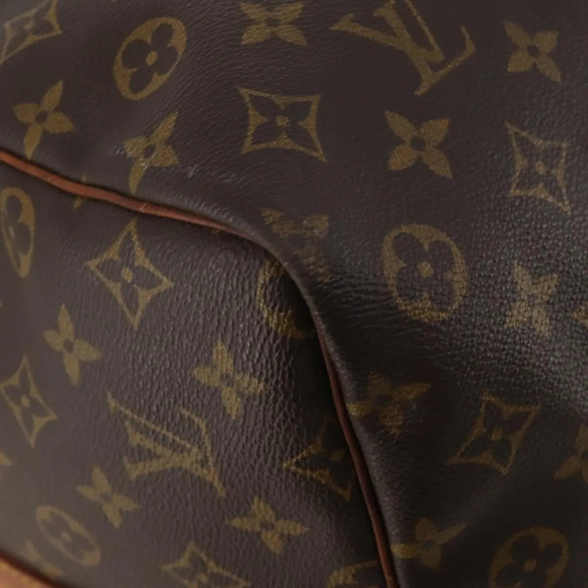 Louis Vuitton Keepall Bandoulière Monogram, Brown, Canvas, Travel Bag