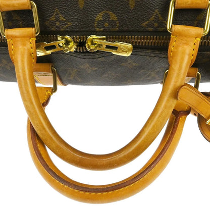 Louis Vuitton Keepall Monogram, Brown, Canvas, Travel Bag