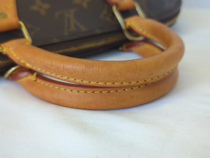 Louis Vuitton Alma Monogram, Brown, Canvas, Handbag