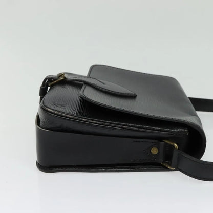 Louis Vuitton Cartouchiere Epi Leather, Black, Leather, Shoulder Bag