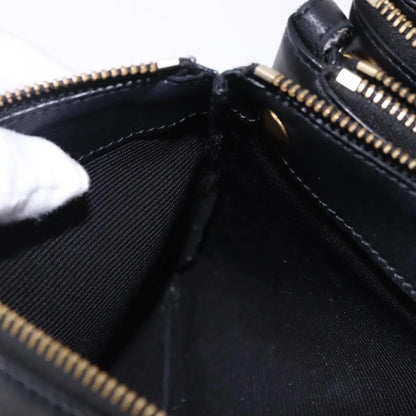 Celine Trio Leather, Black, Leather, Shoulder Bag