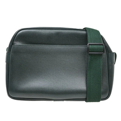 Louis Vuitton Reporter Taiga Leather, Green, Leather, Shoulder Bag