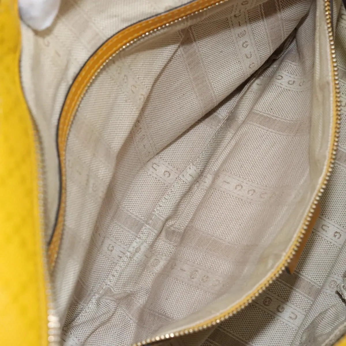 Gucci Bright Top Handle Diamante Leather, Yellow, Leather, Handbag