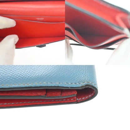 Hermes Bearn Epsom, Multicolour, Leather, Wallet