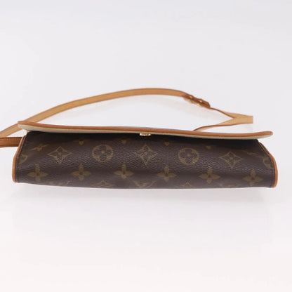 Louis Vuitton Twin Monogram Canvas, Brown, Canvas, Clutch