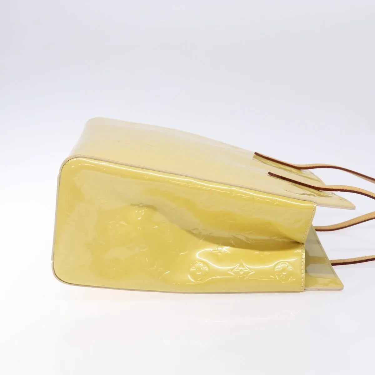 Louis Vuitton Catalina Monogram Vernis, Yellow, Patent Leather, Tote Bag