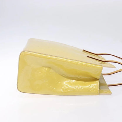 Louis Vuitton Catalina Monogram Vernis, Yellow, Patent Leather, Tote Bag