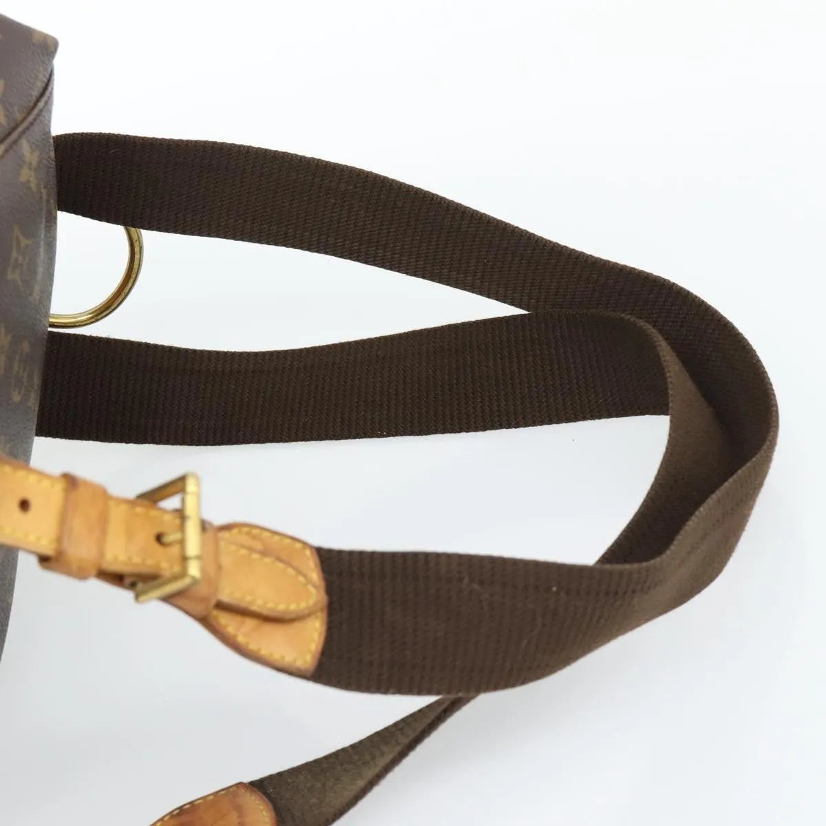 Louis Vuitton Vintage Montsouris Monogram Canvas, Brown, Canvas, Backpack