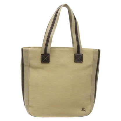 Burberry Blue Label Canvas, Beige, Canvas, Tote Bag