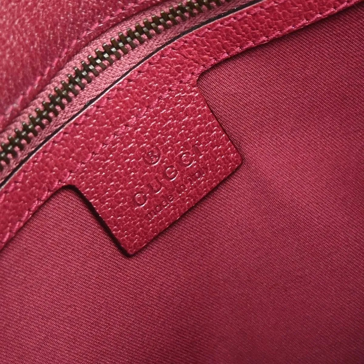 Gucci Horsebit Web Flap GG Canvas and white leather, Pink, Canvas, Shoulder Bag