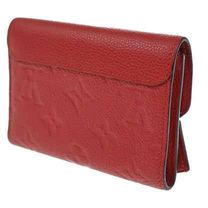 Louis Vuitton Pont Neuf Monogram Empreinte Leather, Red, Leather, Wallet