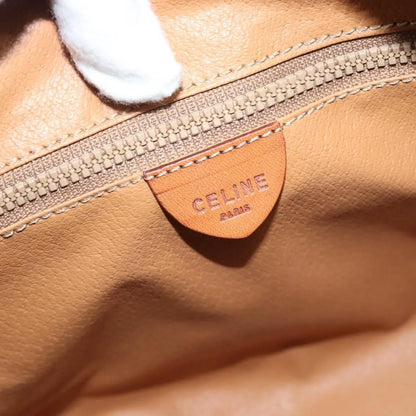 Celine boston Macadam Canvas, Brown, PVC, Travel Bag