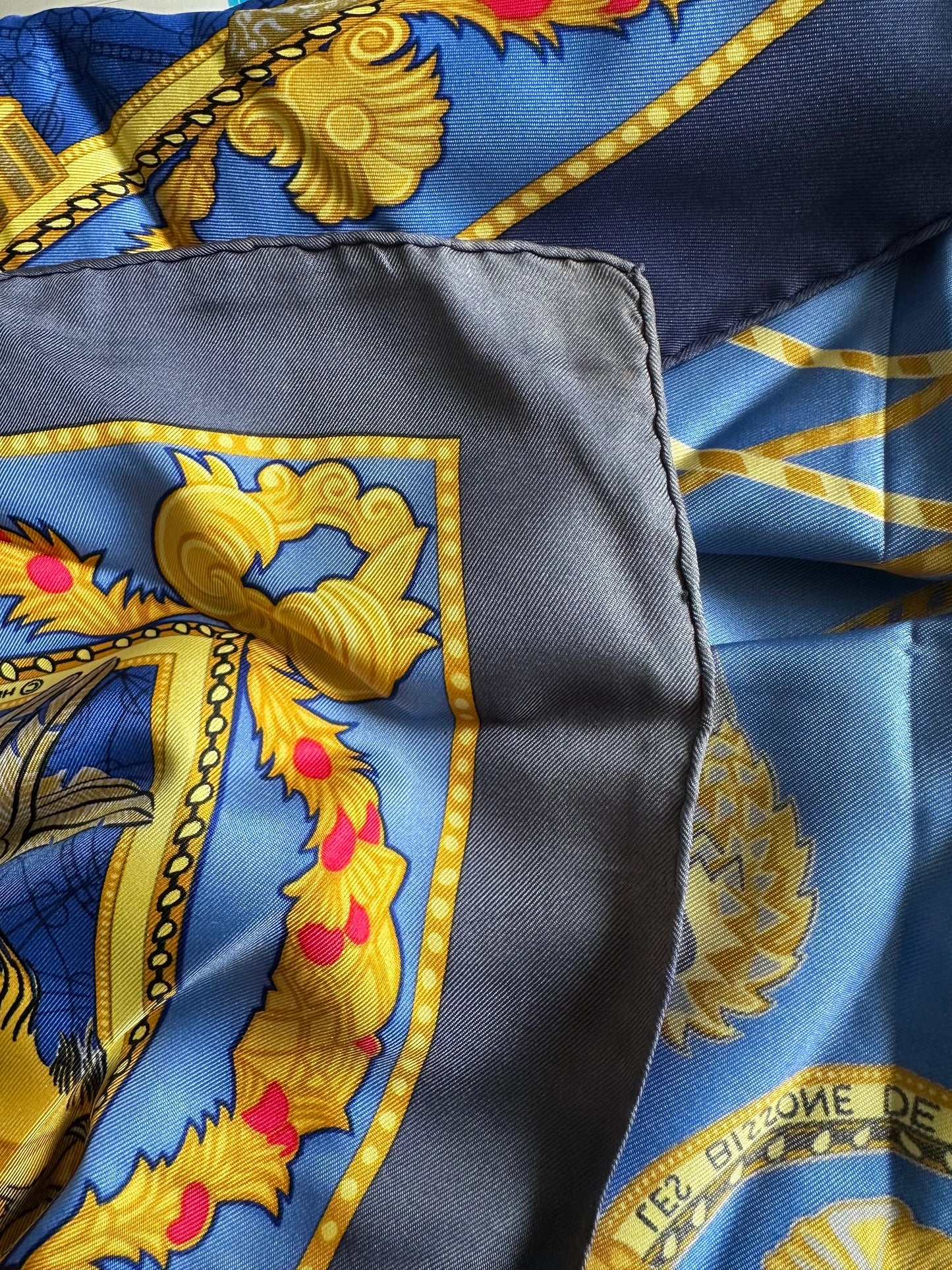Hermes Carré 90 Silk multicolor, Multicolour, Silk, Scarf