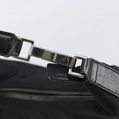 Gucci Vintage Nylon, Black, Nylon, Shoulder Bag