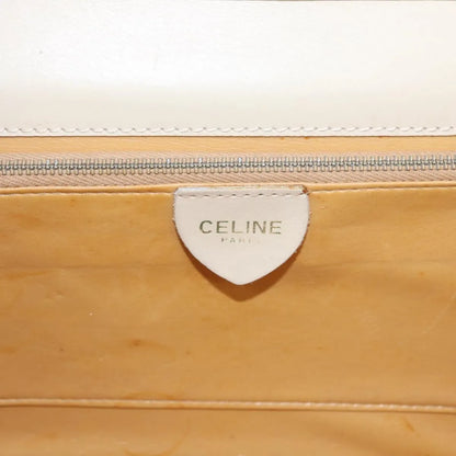 Celine Vintage Leather, Ecru, Leather, Shoulder Bag